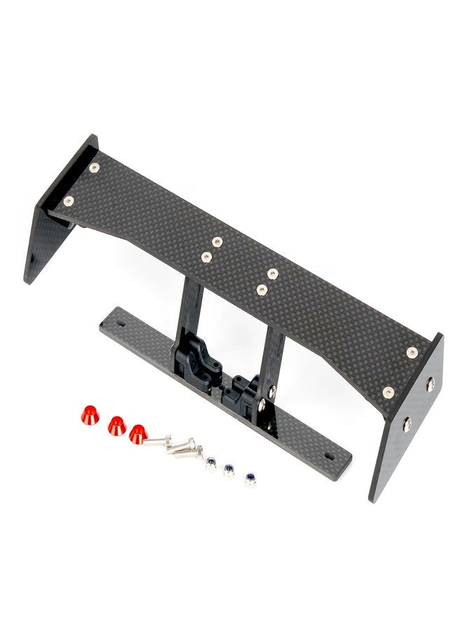 MOSHNOLY Carbon Fiber Tail Rear Wing for Arrma 3S 1/8 Infraction,3 MM Thick Carbon Rear Spoiler Upgrades Replace Parts for RC Vehicle Scale Accessories ARA480049(1/8 3S Infraction-Regular Size Style) - Image 2